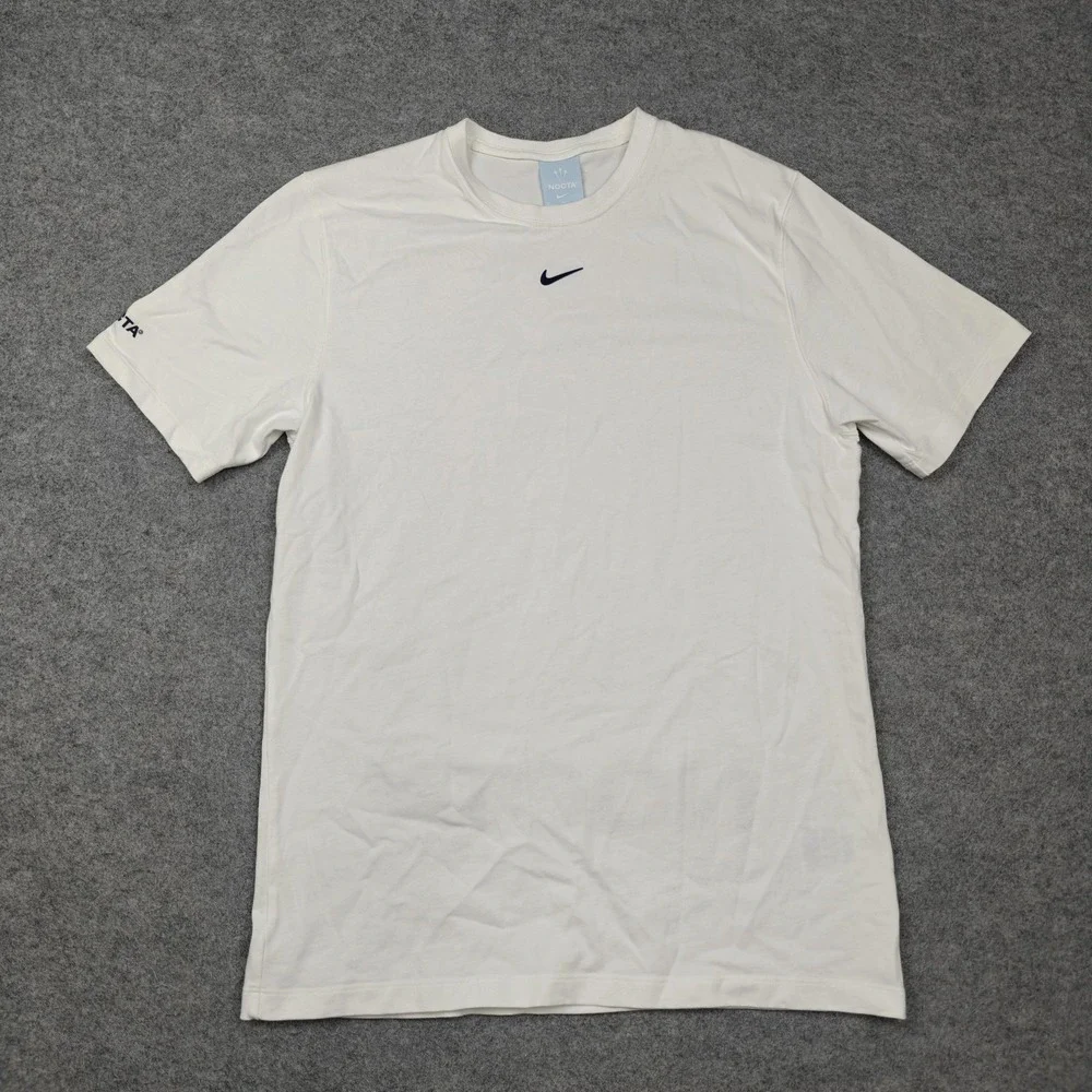 Nike Nocta Shirt Mens Medium White Back Logo Graphic Tee Streetwear Swoosh